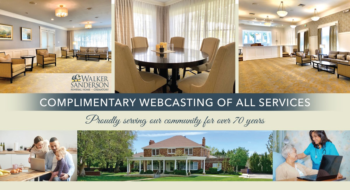 Walker Sanderson Funeral Home & Crematory Postcard Design - Back