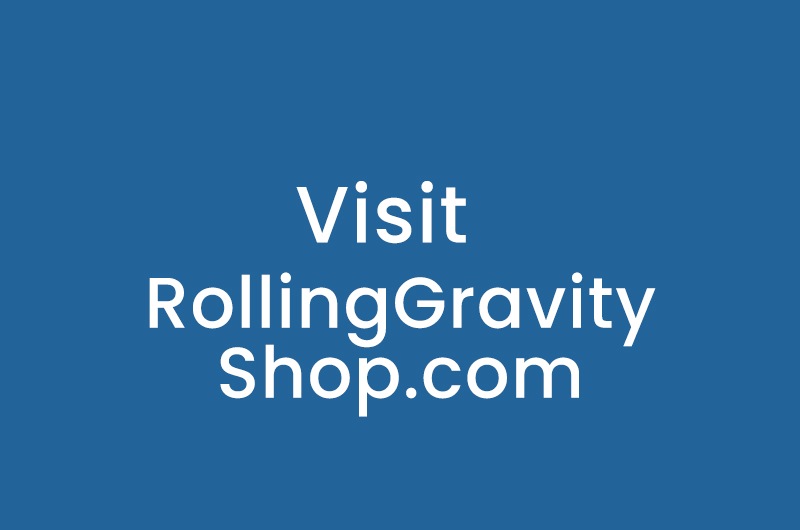 Rolling Gravity Shop website design